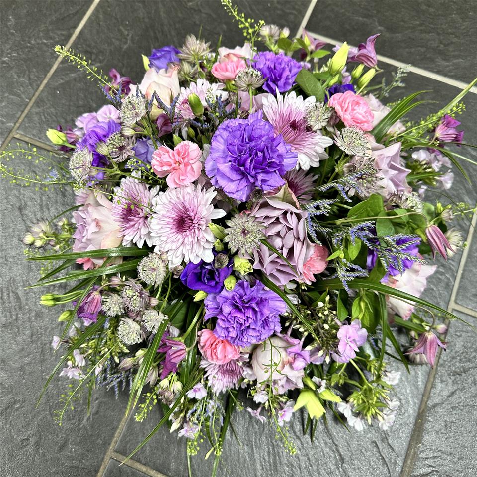 posy of flowers for funeral